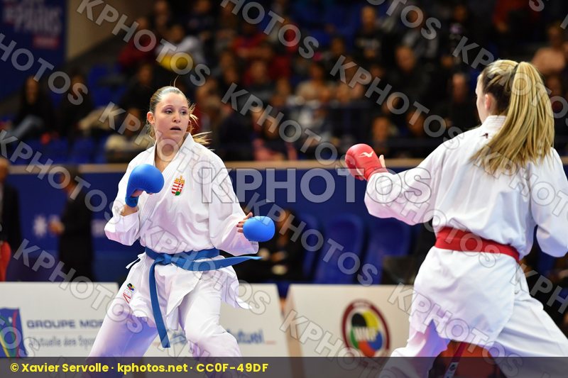 Campbell Kathryn Canada Female kumite -55 kg Hungary Molnar Reka