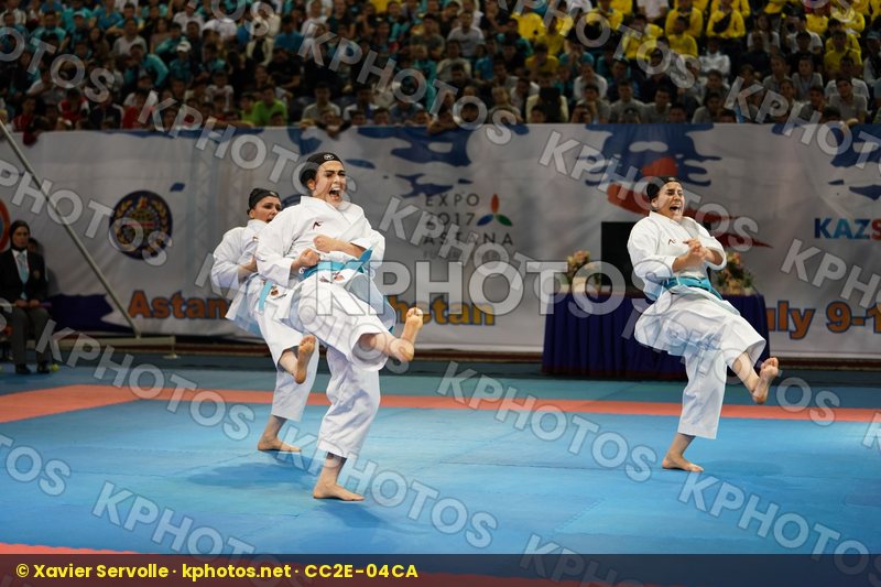 Female Team kata Iran  islamic republic of