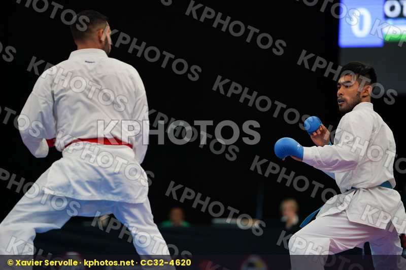 Busa Luigi Italy Male kumite -75 kg Otabolaev Dastonbek Uzbekist