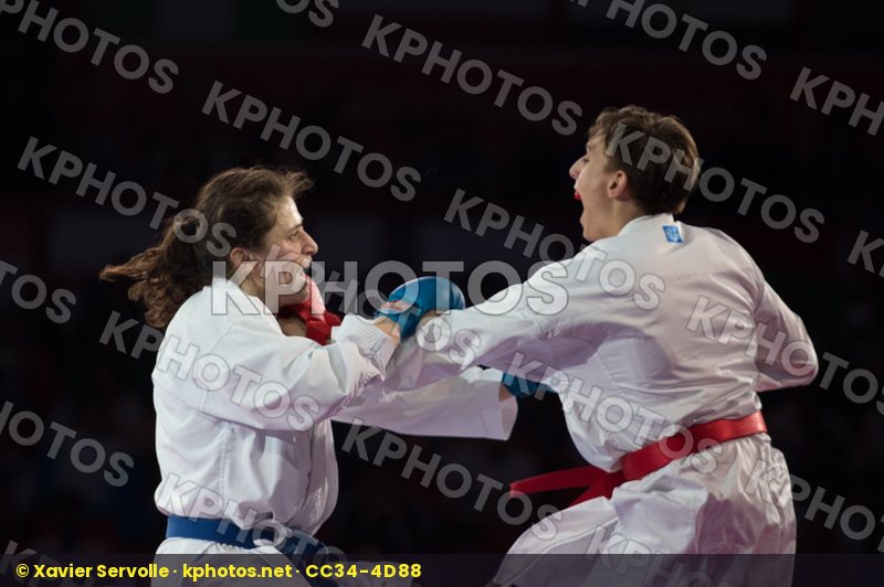 -68 Kg Dubai Female final Italy kumite Russian Federation Semera