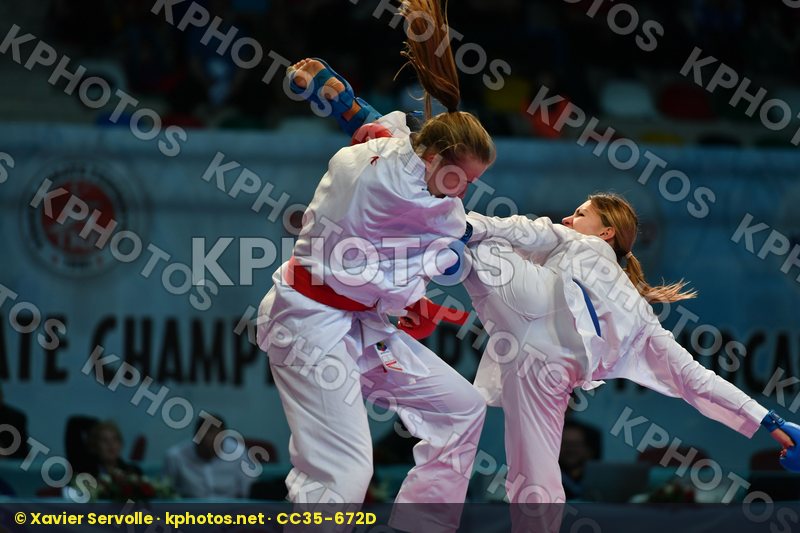 Female kumite 68+ kg Russian federation Slovakia Tatarova Domini