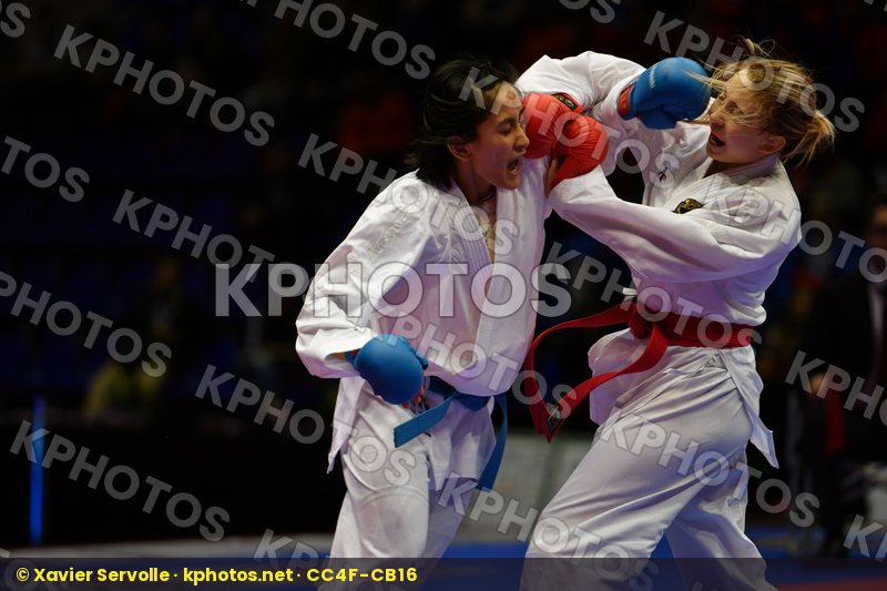Chegolya Anna Chinese taipei Female kumite -50 kg Gu Shiau-shuan