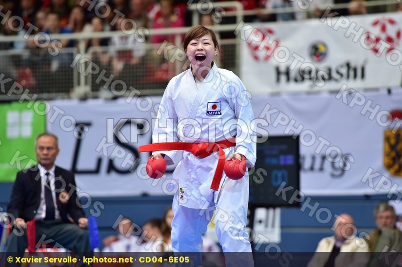 female kumite 68+ kg finland Hirota Japan kuusisto helena uekusa
