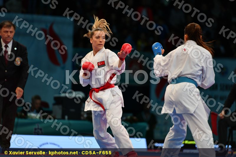 Female kumite -50 kg Fyr of macedonia Ozcelik Serap Radichevska