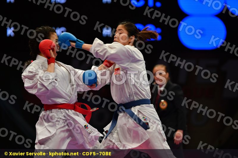 China Errabi Fatima zahra Female kumite -68 kg Morocco Tang Ling