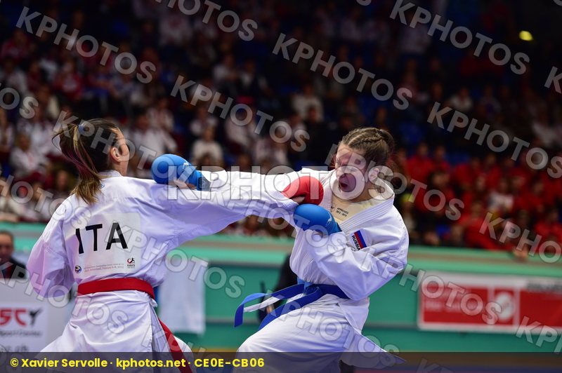 -55kg Arawaza Finashkina Valeria italy kumite Riccardi Federica