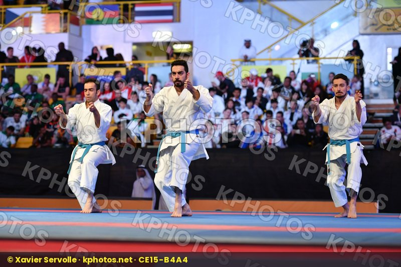 Iran Iran Iran Male team kata Unsu