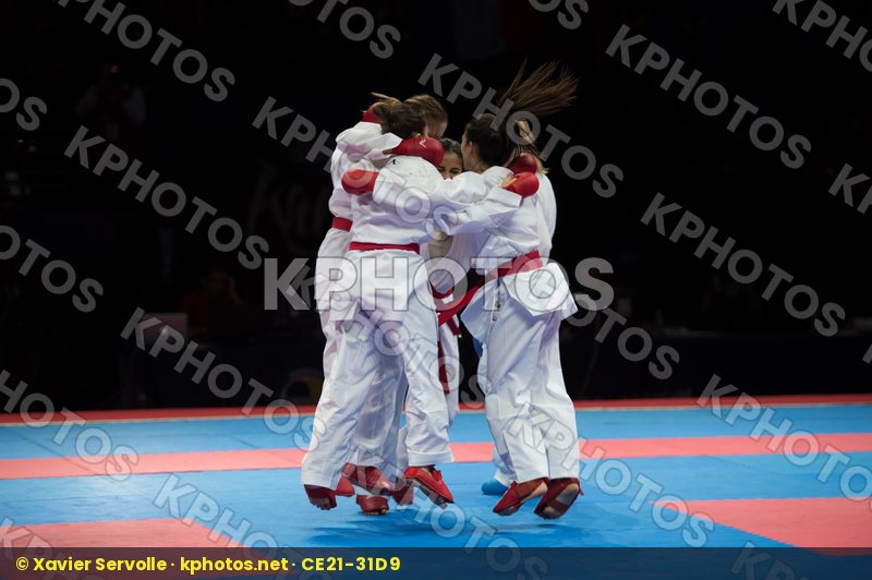 Azerbaijan Croatia Female final kumite team