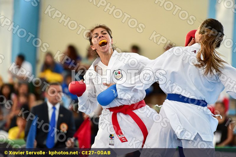-61 Kg Arreola Merillela Female final Flores Paula Ivonne kumite