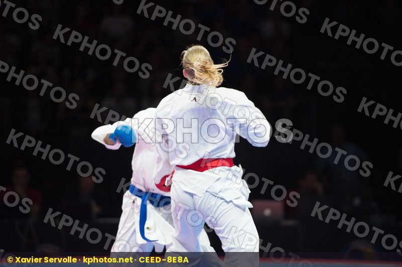 68+ Kg Female final Finland Florentin Anne Laure france kumite K