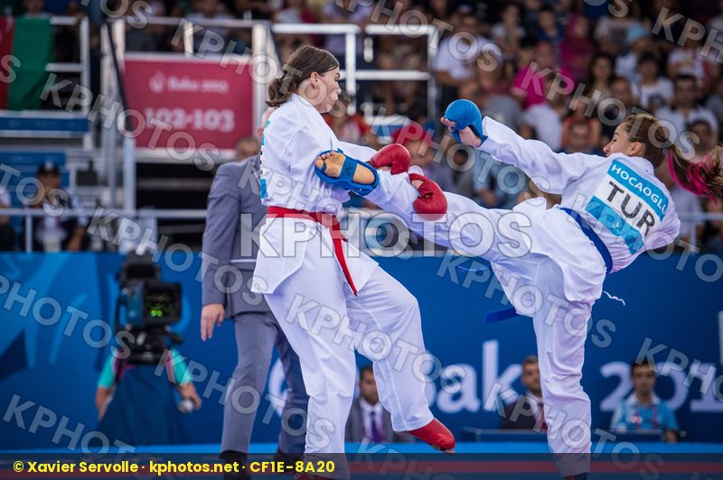 +68 kg Antunovic Hana day2 Hocaoglu Meltem kumite qualification