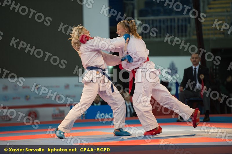 +68 kg bronze match female Finland kumite Kuusisto Helena Russia