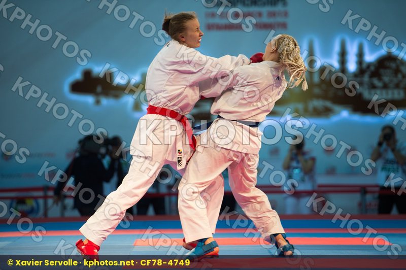 +68 kg bronze match female Finland kumite Kuusisto Helena Russia