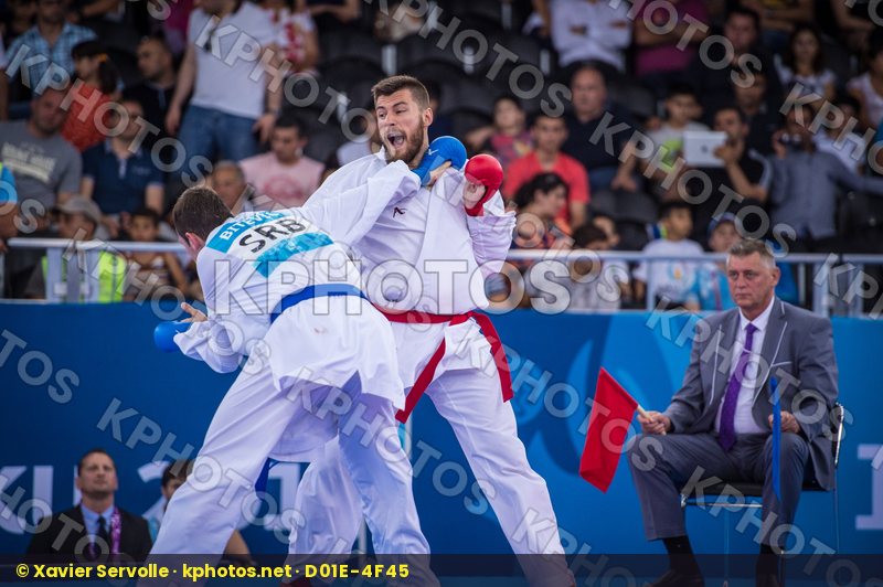 +84 kg Bitevic Slobodan bronze Fyr Of Macedonia kumite Nestorovs