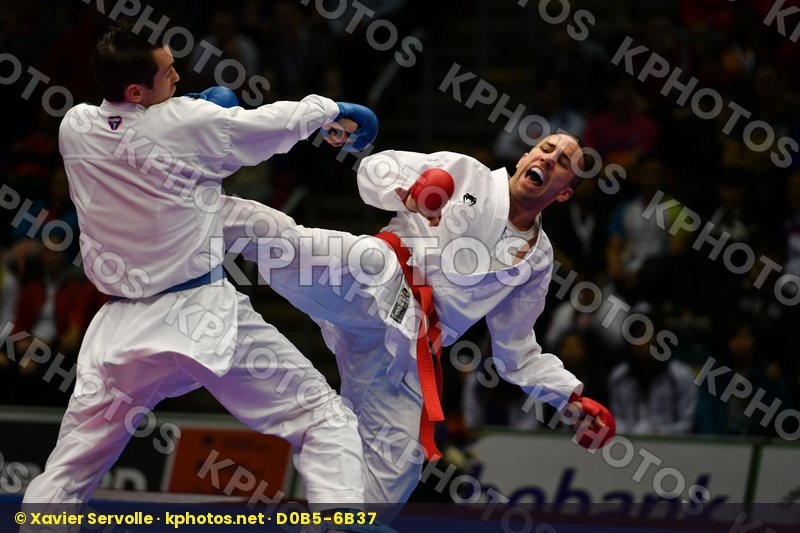 Costa Logan France Male kumite -75 kg Scott Thomas United states