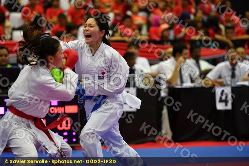China Ding Jiamei Fukigami Mami Japan Junior Kumite Female -53 K