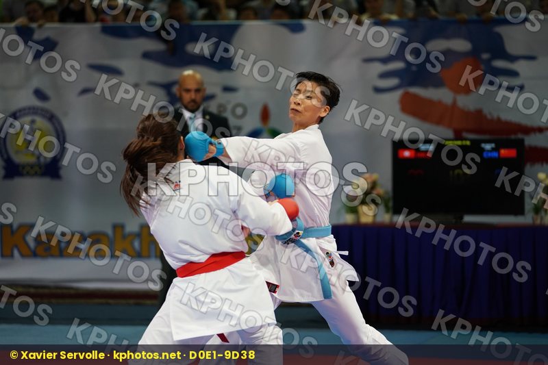 China Choi Wan yu Female kumite -61 kg Hong Kong Yin Xiaoyan