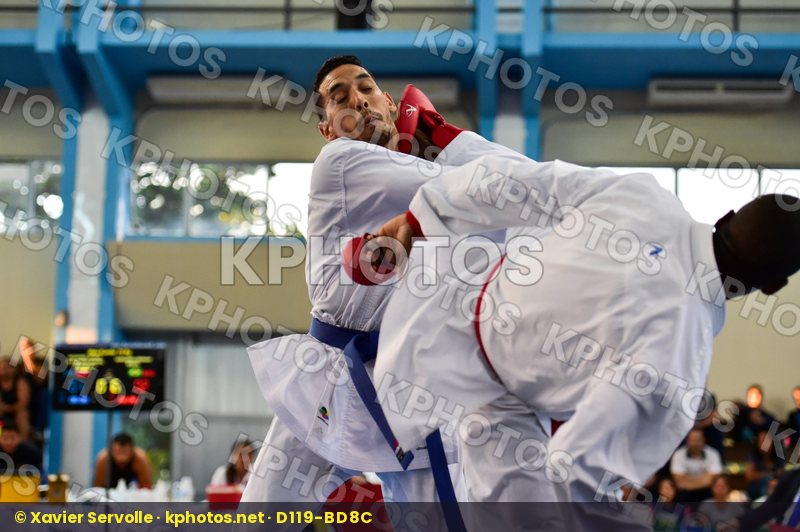 -75 Kg Brazil final kumite Male Nicastro Ochoa Alexander Rafael