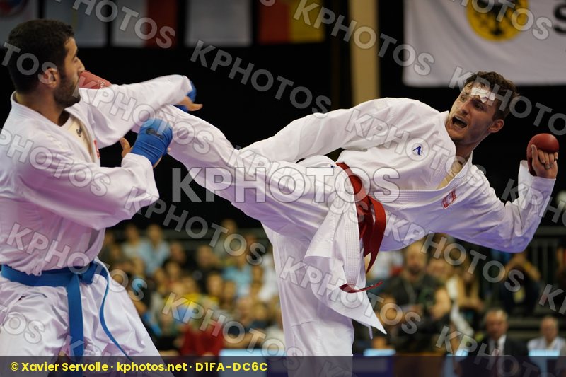 Aktas Ugur bronze match Male Kumite -84kg Poland Turkey Warda Kamil