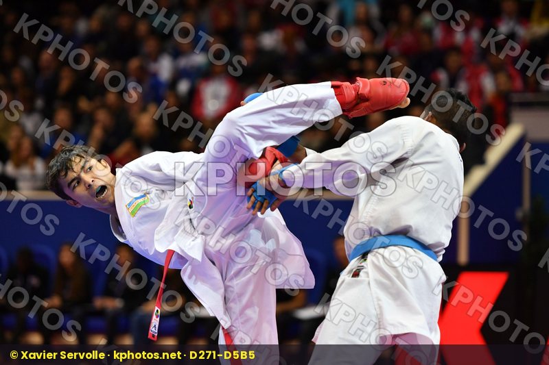 Malaysia Male kumite -60 kg Saymatov Sadriddin Selvarajoo Senthi