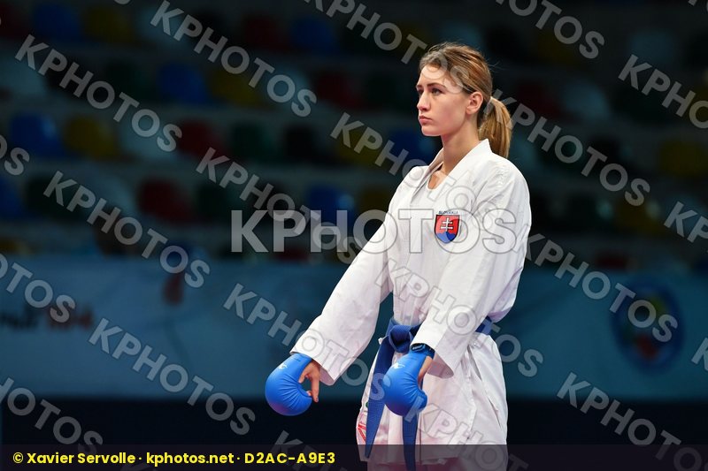 Female kumite 68+ kg Russian federation Slovakia Tatarova Domini