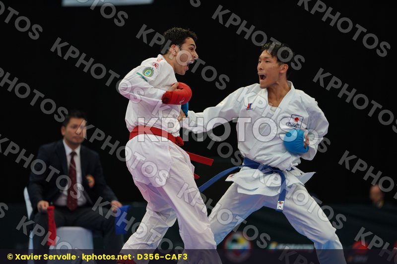 Brazil Figueira Vinicius Gomyo Hiroto Japan Male kumite -67 kg