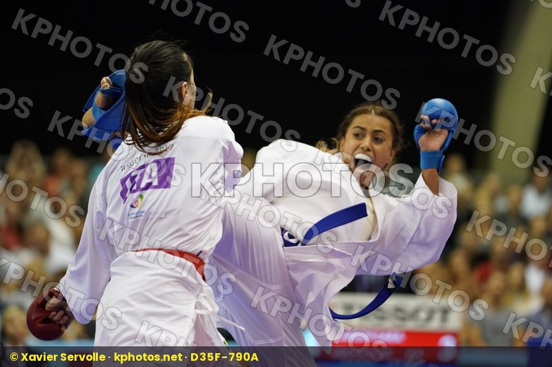 bronze match Cardin Sara Female Kumite -55kg France Italy Thouy Emilie