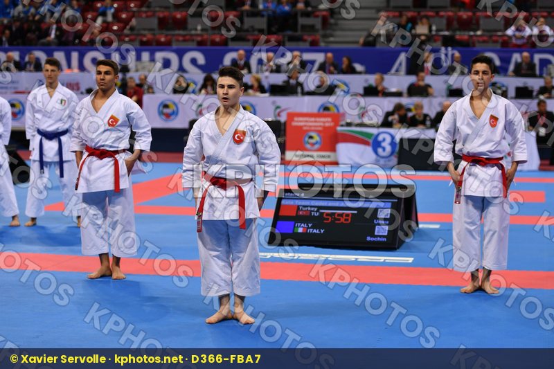 Turkey Kata team cadet and junior male Unsu