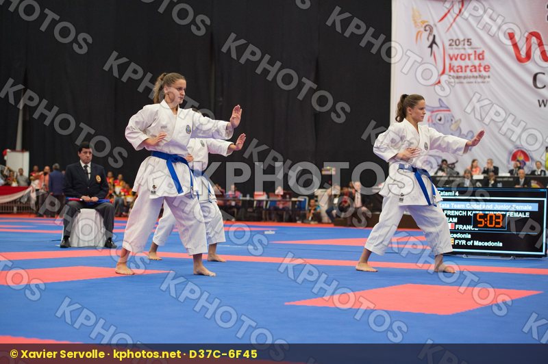 Arawaza cadet female Fyr Of Macedonia Junior Kata team