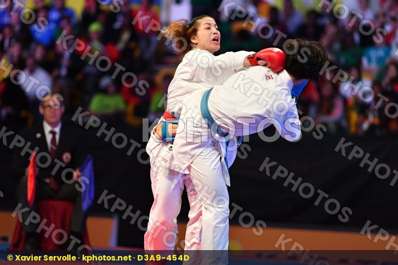 China Female kumite -61 kg Italy Pasqua Laura Yin Xiaoyan