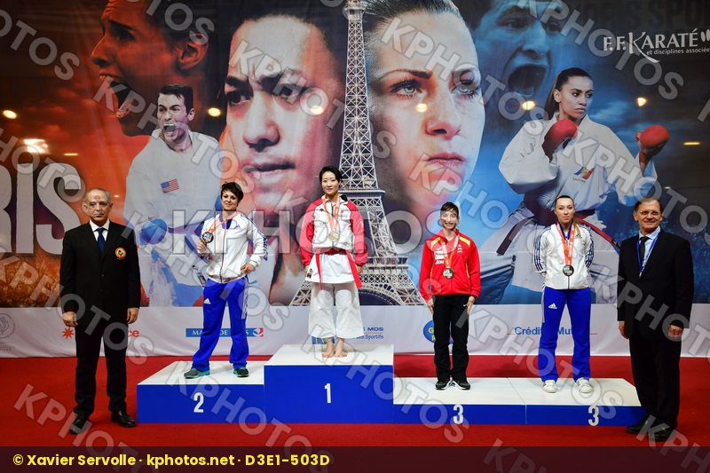 Female Kata Feracci Alexandra France Japan Ono Hikaru podium San