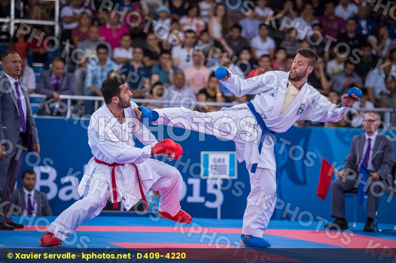 -84 kg Aktas Ugur day2 Greece kumite qualification Turkey Tzanos