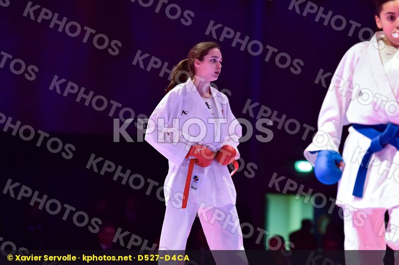 -55 kg final France kumite Luxembourg Thouy Emilie Warling Jenni