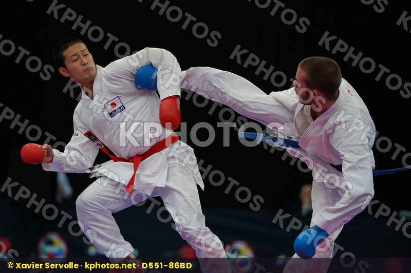 Funahashi Masamichi Hodzic Mario Japan Male kumite -67 kg Monten