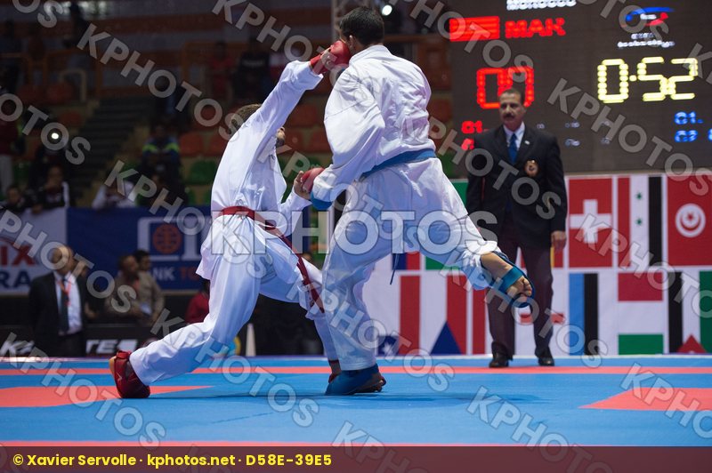 -67 kg Alnajjar Bashar Boujdi Abdelilah final Jordan kumite Moro