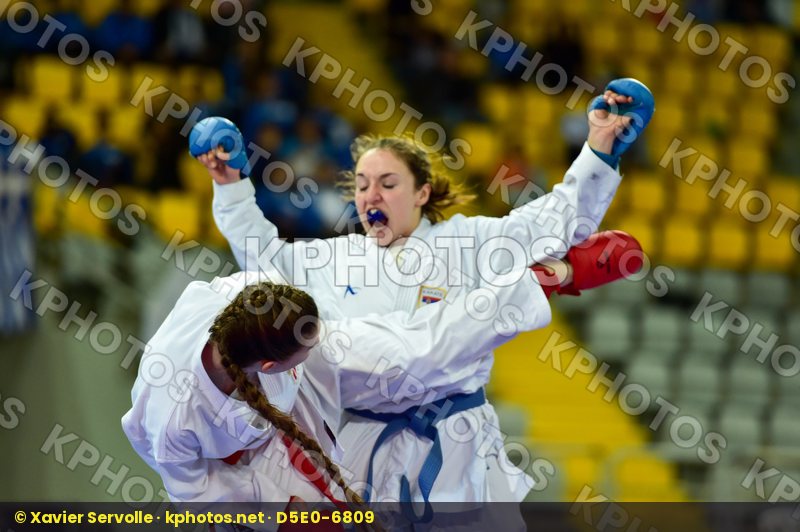 +54 Kg Budo Nord Cadet chyprus Denmark Durmis Dina Female Kumite