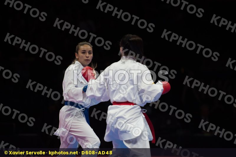 -55 Kg Cardin Sara Female final italy kumite Terliuga Anzhelika