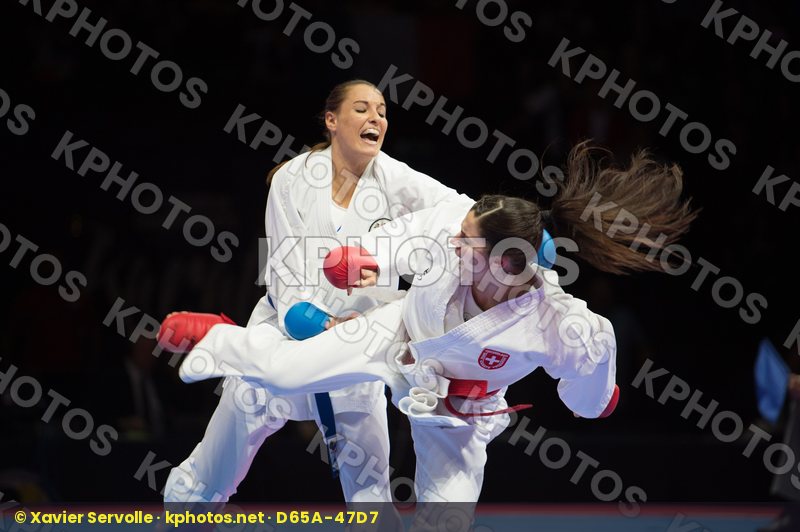 Austria Buchinger Alisa Female Kumite -68 Kg final Quirici Elena