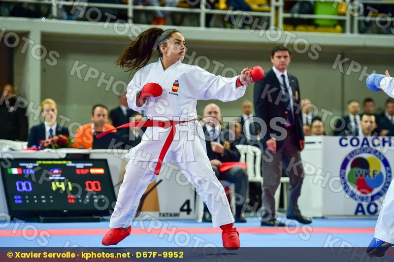 +68 Kg DaeDo Female Ferracuti Clio Italy Kumite Spain Torres Gar