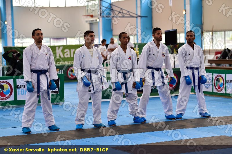 Brasil final kumite Male team Venezuela