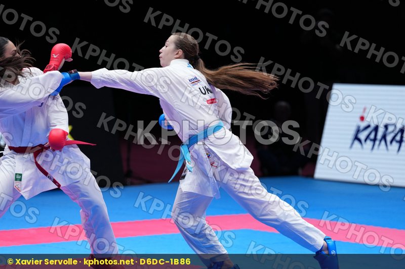 KYDONAKI KYRIAKI (GREECE) vs BULAY DARIIA (UKRAINE) in Female Kumite 68+ Kg - Final Bout