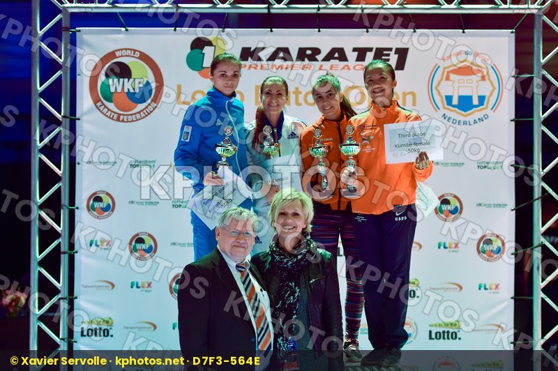 -50 kg France Indonesia Kryva Kateryna kumite podium Recchia Ale