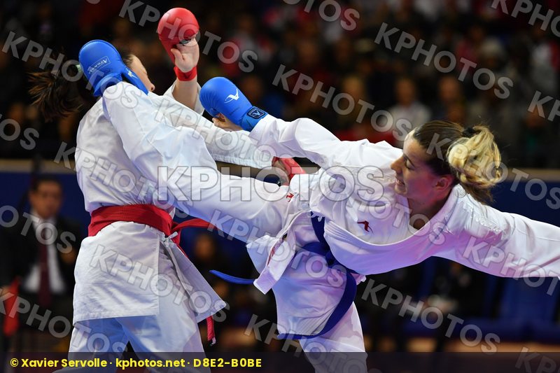 Female kumite -50 kg Ozcelik Serap Russian federation Rybakova K