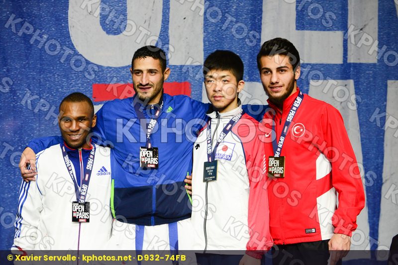 Male Kumite -67 Kg podium