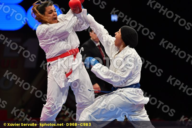 Abdelaziz Feryal Egypt Female kumite 68+ kg Jami Chahnez Tunisia