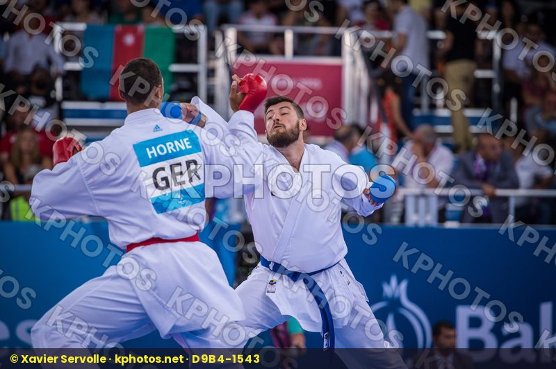+84 kg day2 Fyr Of Macedonia Germany Horne Jonathan kumite Nesto
