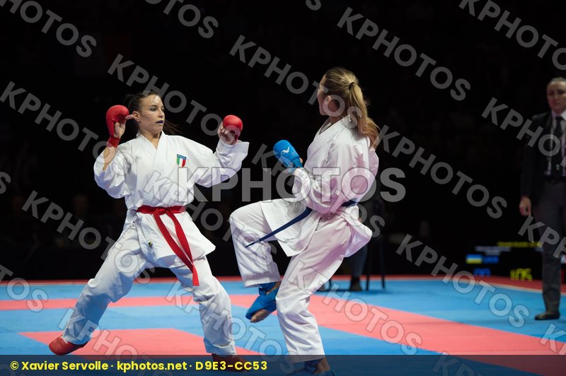 -55 Kg Cardin Sara Female final italy kumite Terliuga Anzhelika