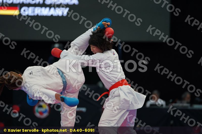 Female kumite -50 kg Germany Hubrich Shara Japan Miyahara Miho
