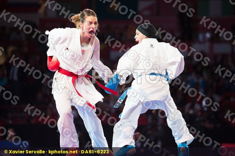 -50 Kg Austria Dubai Female final kumite Plank Bettina Radwan Ra