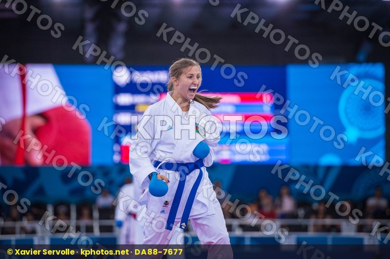-68 kg Azerbaijan day2 kumite qualification Spain Vizcaino Gonza